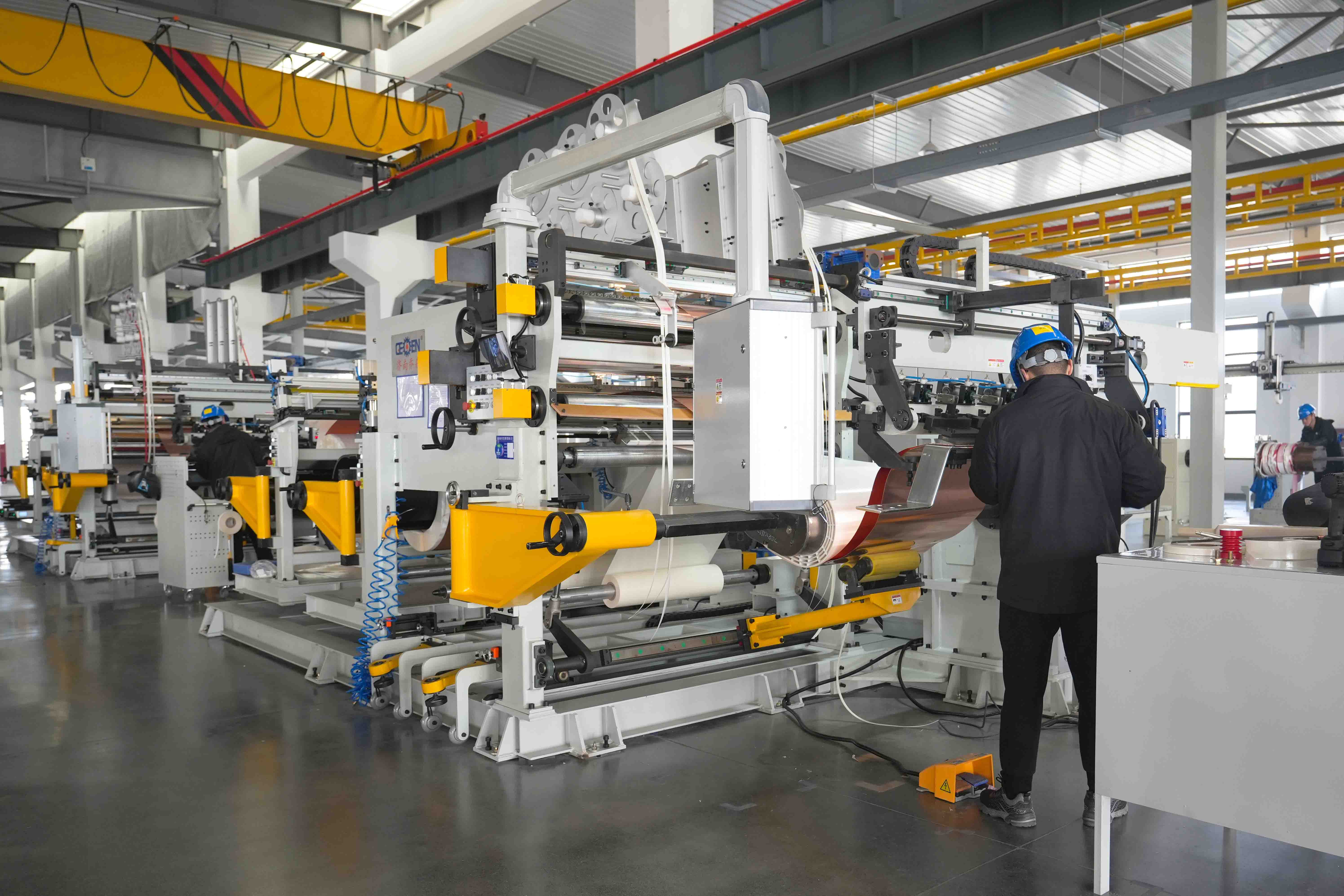 Low Voltage Foil Winding Machine